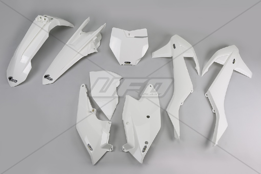 UFO kompletní sada plastů KTM SX/SXF 16-18 ( kromě SX 250 16) barva bílá (KT517E047) (UFO kompletní sada plastů KTM SX/SXF 16-18 ( kromě SX 250 16))