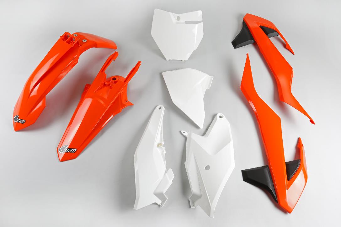 UFO kompletní sada plastů KTM SX 85 18-24 barva 18 ( oranžová / černá / bílá ) (UFO kompletní sada plastů KTM SX 85 18-24 barva 18 ( oranžová / černá)