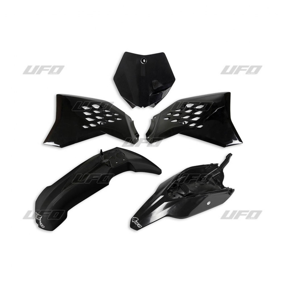 UFO kompletní sada plastů KTM SX 65 12-15 barva černá (KT525E001) (UFO kompletní sada plastů KTM SX 65 12-15 barva černá (KT525E001))