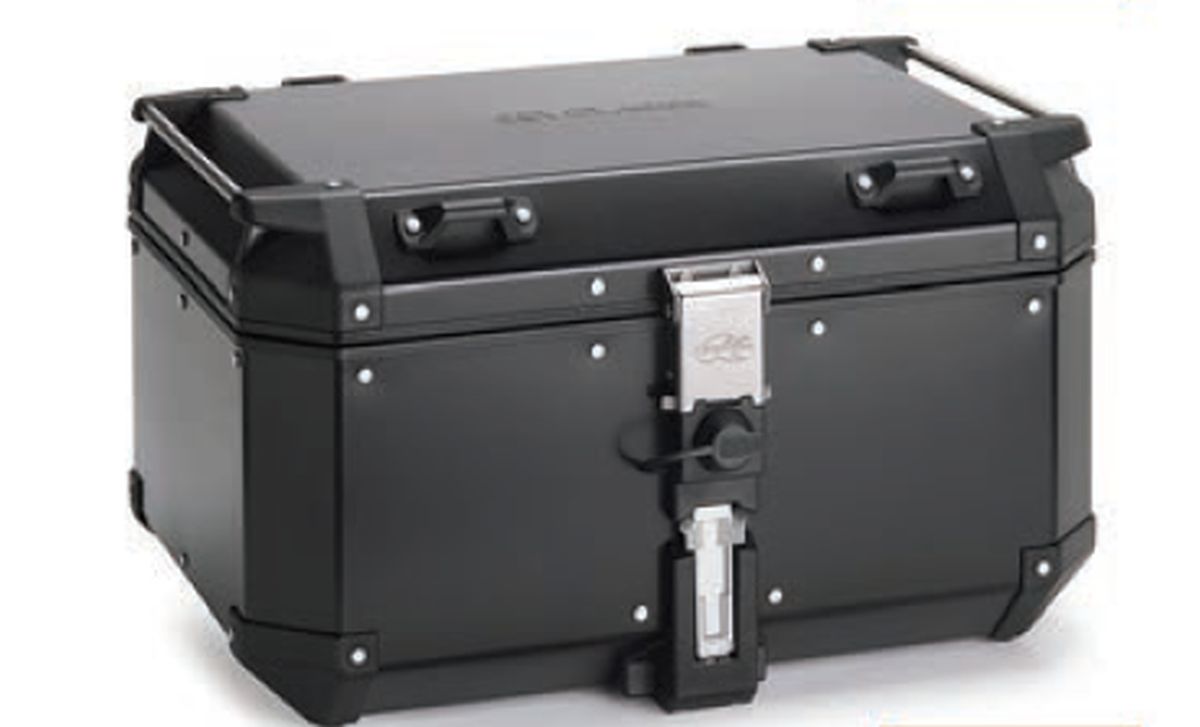 KAPPA zadní kufr 58L MONOKEY KVG580B KVOYAGER hliníkový barva černá anodizovaný BLACK LINE