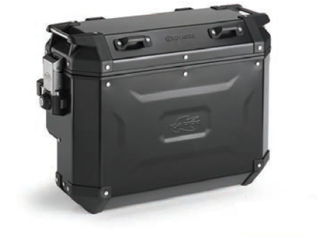 KAPPA boční kufr 33L MONOKEY CAM SIDE KVGS33B KVOYAGER hliníkový barva černá anodizovaný - WCIĘTY