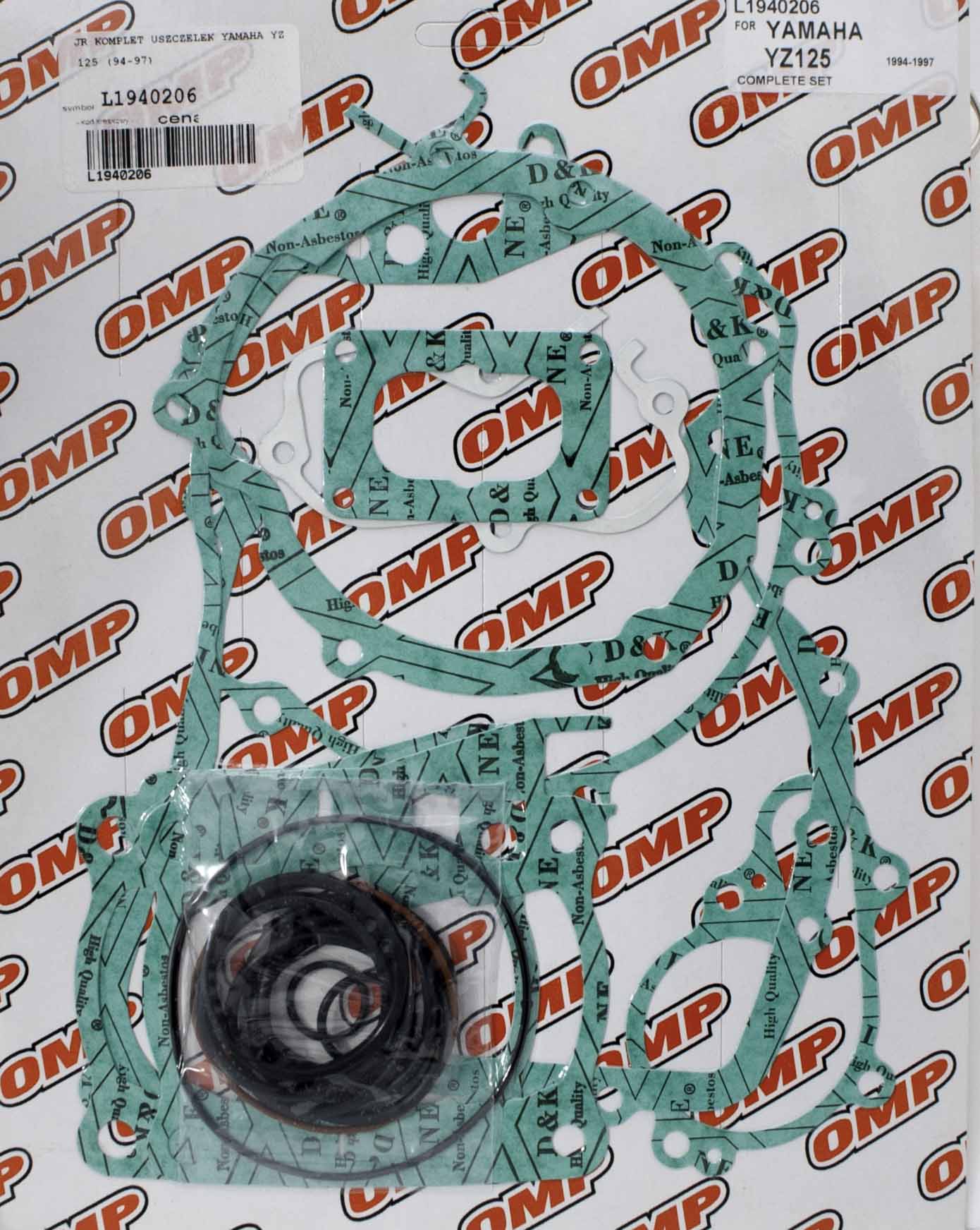 JR (OMP) kompletní sada těsnění YAMAHA YZ 125 94-97 (JR (OMP) kompletní sada těsnění YAMAHA YZ 125 94-97)
