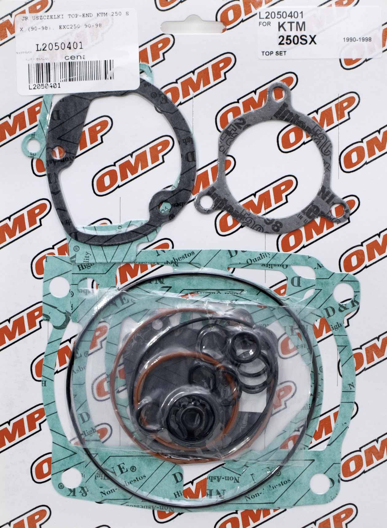 JR (OMP) těsnění TOP-END KTM 250 SX 90-98, EXC250 90-98 (JR (OMP) těsnění TOP-END KTM 250 SX 90-98, EXC250 90-98)