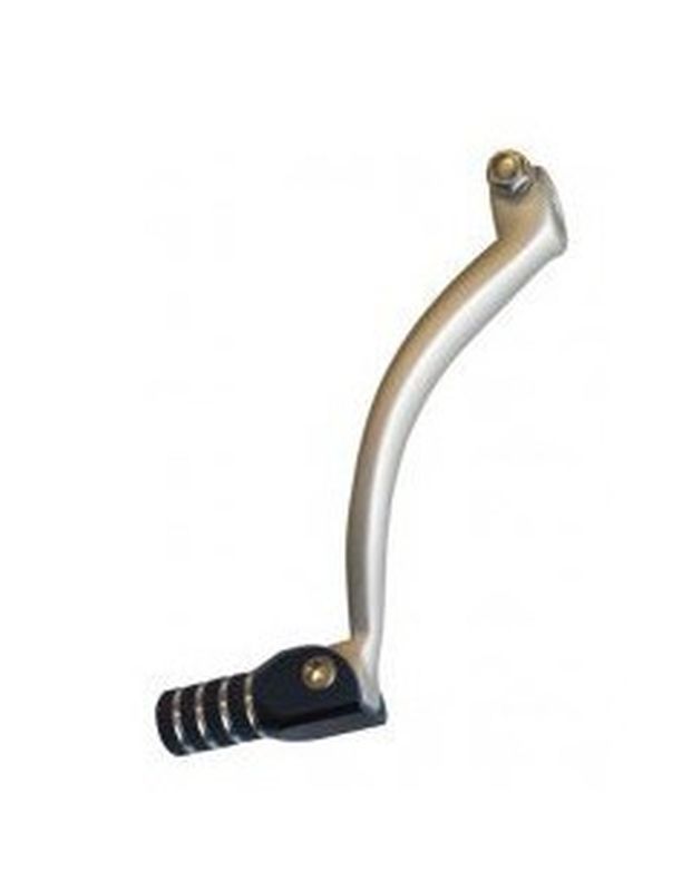 JR spojková páčka KTM SX 65 09-24, GAS GAS MC 65 21-24, HUSQVARNA TC 65 17-24 barva SREBNY, koncovka černá (JR spojková páčka KTM SX 65 09-24, GAS)