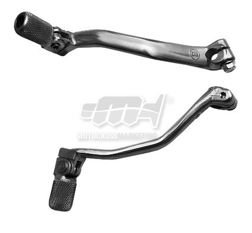 M.C. spojková páčka YAMAHA YZ 125/250 05-25, FANTIC XE / XX 125 21-25 (hliníková) (kovaná) barva stříbrná, koncovka ocelová