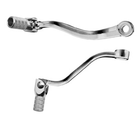 M.C. spojková páčka KTM EXC 250/300 17-23, SX 250 17-22, HUSQVARNA 250/300 17-23 HUSQVARNA TE 250/300 17-23, GAS GAS EC 250/300 21-23(hliníková) barva stříbrná, koncovka ocelová