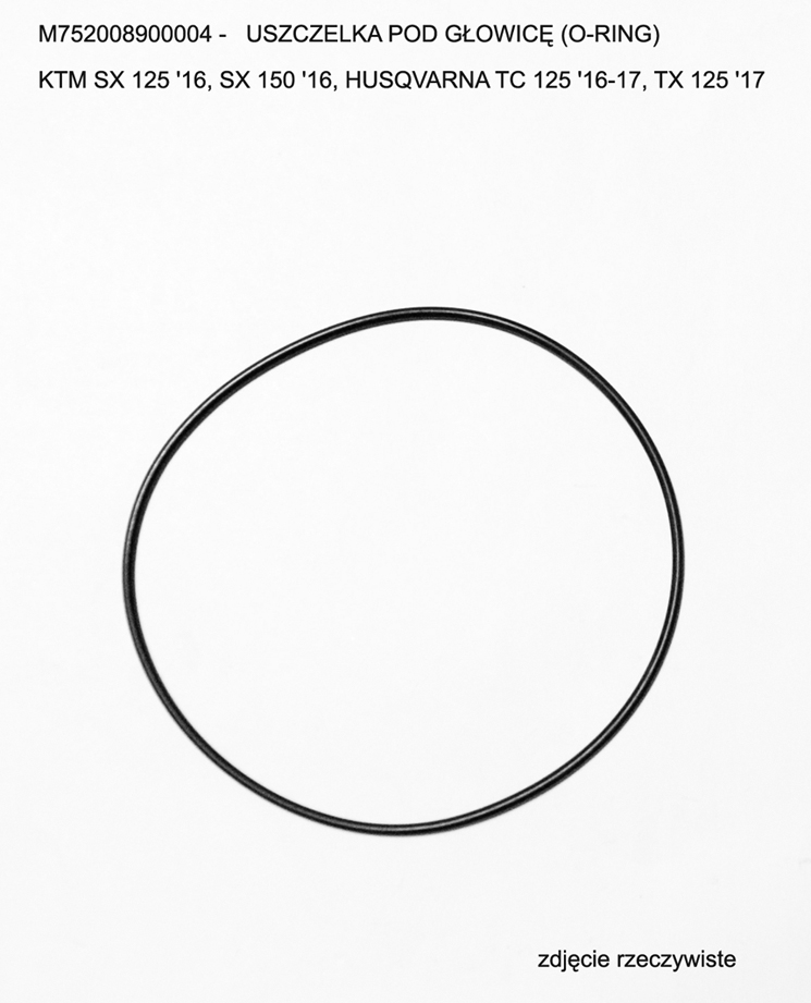 ATHENA těsnění pod hlavu (O-kroužek) KTM SX 125 16-26, SX 150 16-26, HUSQVARNA TC 125 16-26, TX 125 17-19, TE 125 17-26, 0770890200 (ATHENA těsnění)