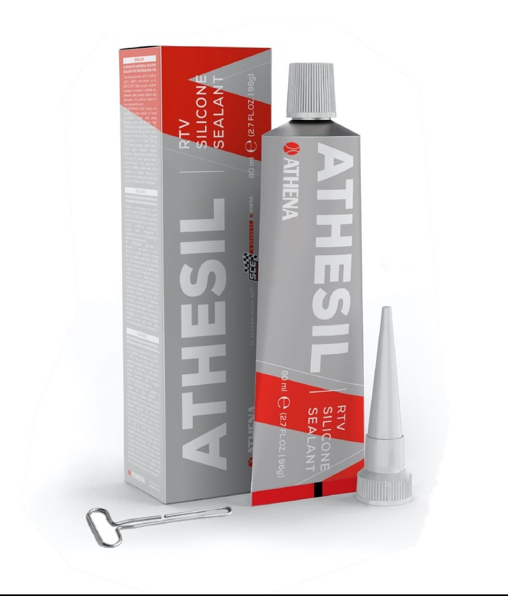 ATHENA těsnící silikon ATHESIL RTV OD -40 do +220 ST.C ( MAX do +300 ST. C ) 80G
