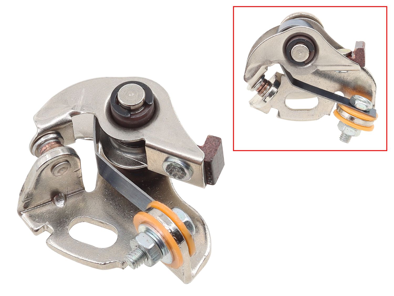 PSYCHIC přerušovač zapalování levý HONDA CB 350 F FOUR 72-74, CB 400 F SUPER sport 75-77, KAWASAKI KZ 400 / 750 74-77, SUZUKI GS 550 / 750 / 1000 77-79, GS 850 G 79, (30204-333-004; 21008-023; 21008-025; 31440-36210)