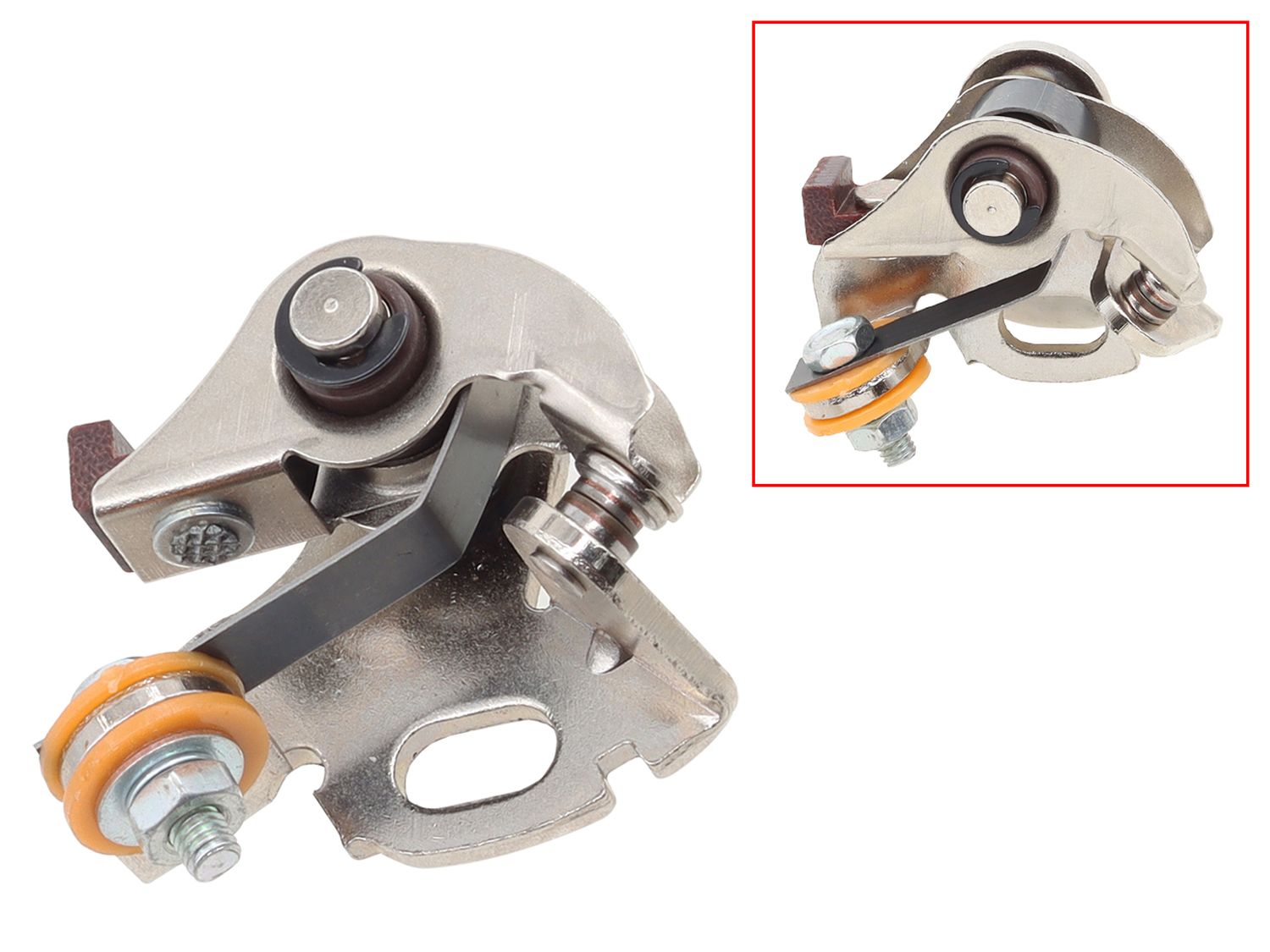 PSYCHIC přerušovač zapalování pravý HONDA CB 350 F FOUR 72-74, CB 400 F SUPER sport 75-77, KAWASAKI KZ 400 / 750 74-77, SUZUKI GS 550 / 750 / 1000 77-79, GS 850 G 79, (30203-333-004; 33172-36210)