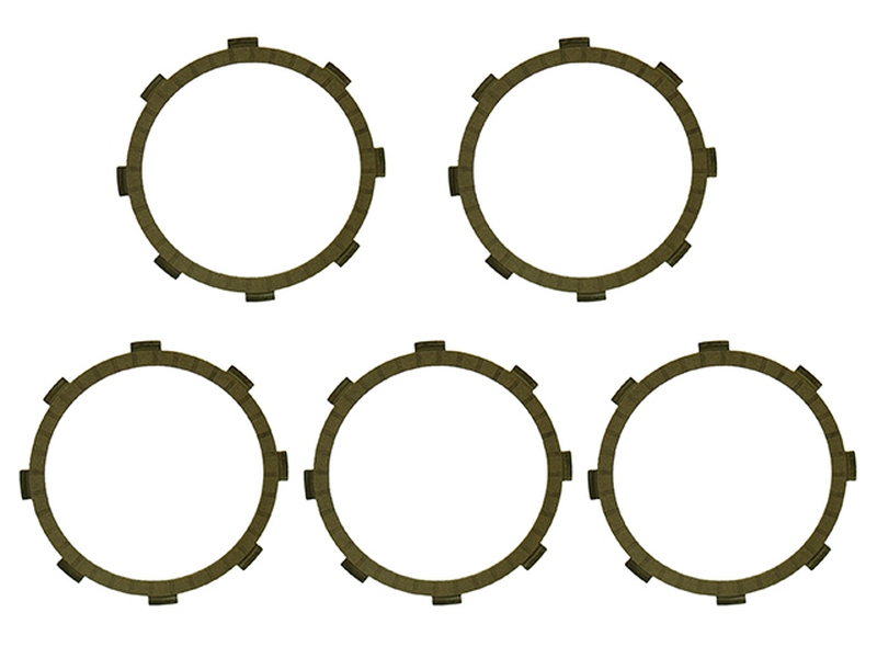 PSYCHIC spojkové kotouče závodní YAMAHA XT 125 R 05-07, YBR 125 00-08, DT 80 LC2 85-97, TTR 125 00-12 (5 kotoučů) (EBS2254R)