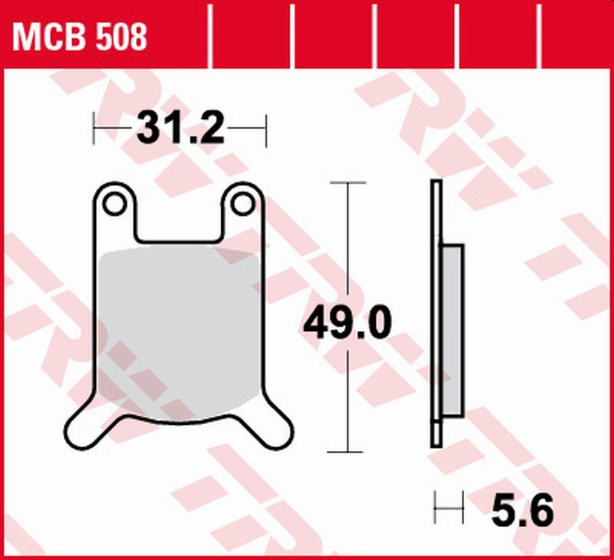 Brake pads TRW LUCAS MCB508 (KH050)