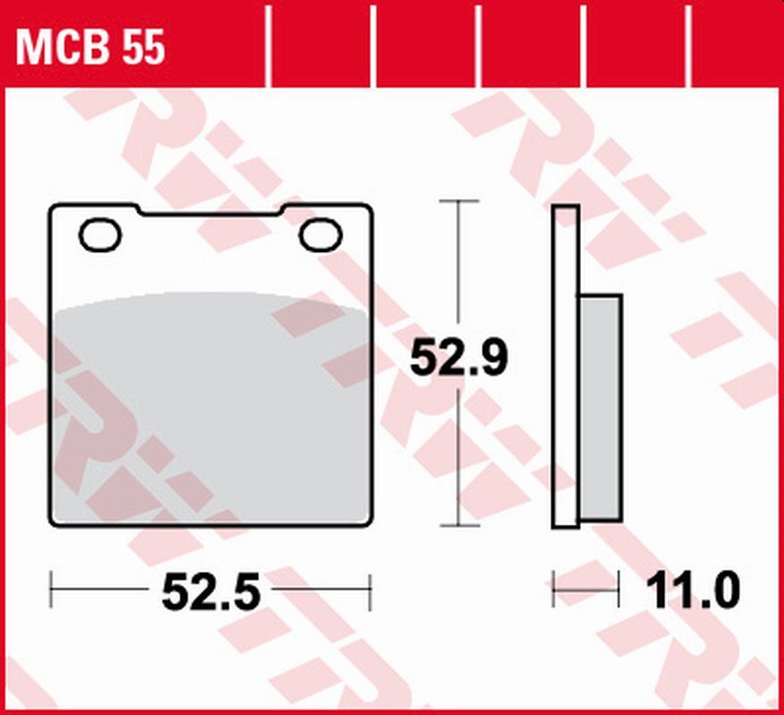 Brake pads TRW LUCAS MCB55 (KH031)