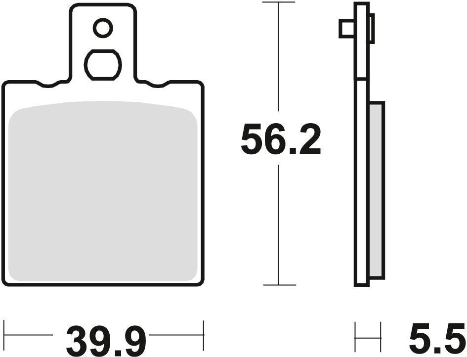 Brake pads TRW LUCAS MCB553 (KH47/2)