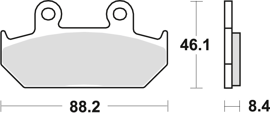 Brake pads TRW LUCAS MCB571 (KH124)