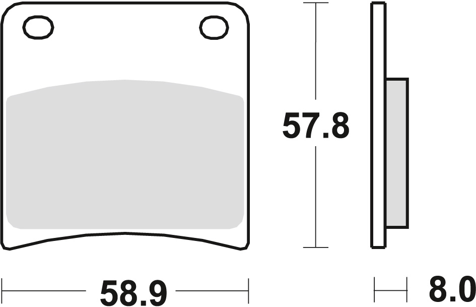 Brake pads TRW LUCAS MCB591SV (KH146)