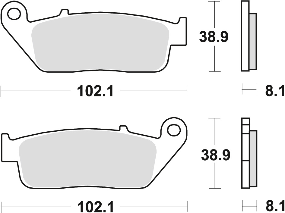 Brzdové destičky TRW LUCAS MCB598SV (KH142)