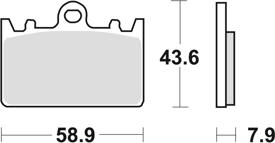 Brake pads TRW LUCAS MCB643 (KH180)