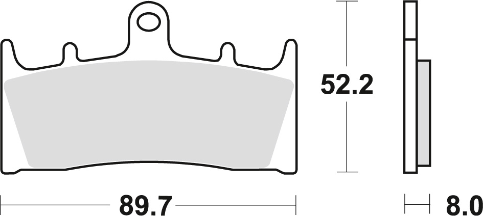 Brzdové destičky TRW LUCAS MCB659 (KH188)