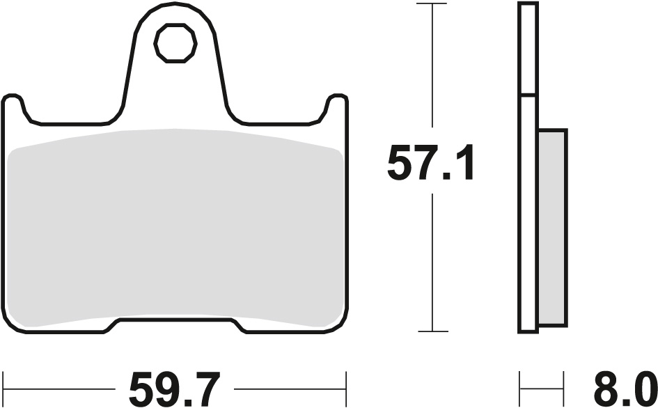 Brake pads TRW LUCAS MCB691 (KH254)