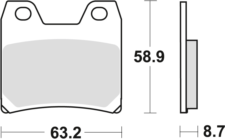 Brake pads TRW LUCAS MCB725SH (KH348)
