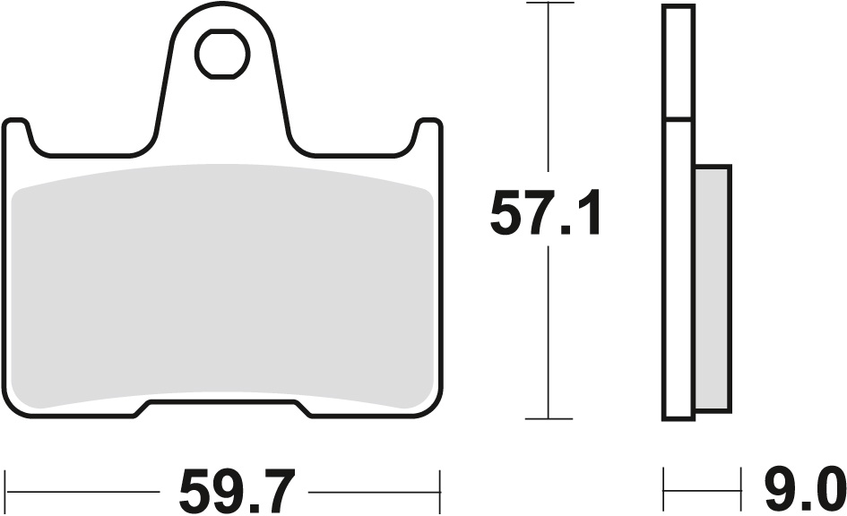Brake pads TRW LUCAS MCB729SH (KH254)