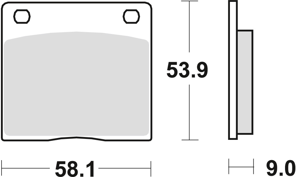 Brake pads TRW LUCAS MCB73 (KH36)