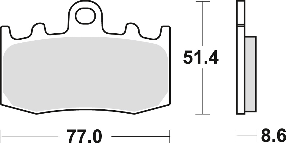 TRW ZF brzdové destičky KH335 sintrované STREET BMW R 1100 S 01-05, R 1150 GS / ADV / R / RT 01-06, K 1200 GT / RS 01-08, K 1200 S 05-09, R 1200 GS / ADV 04-13, přední