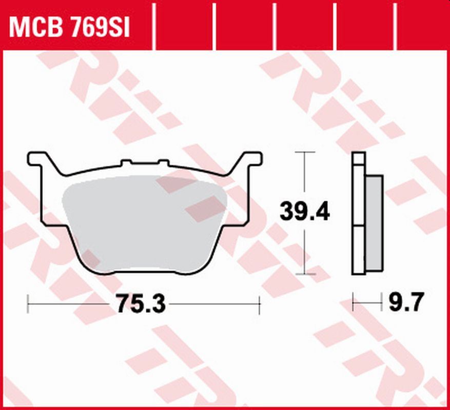 Brake pads TRW LUCAS MCB769SI