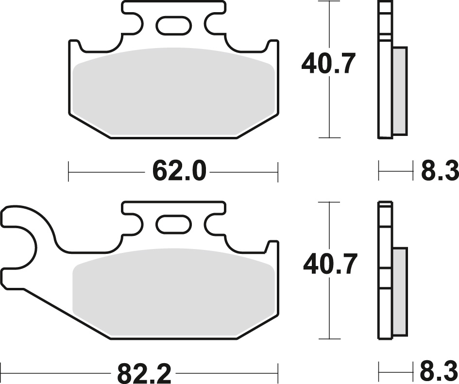 Brake pads TRW LUCAS MCB788SI (KH414)