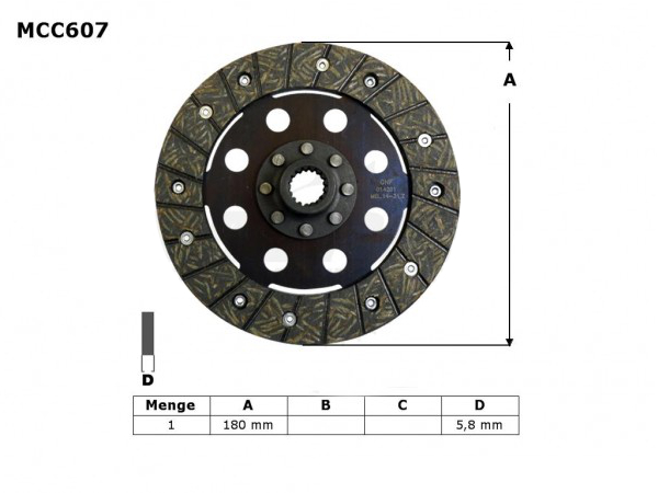 TRW ZF spojkový kotouč BMW K 1200 RS 97-05, K 1200 GT 01-05