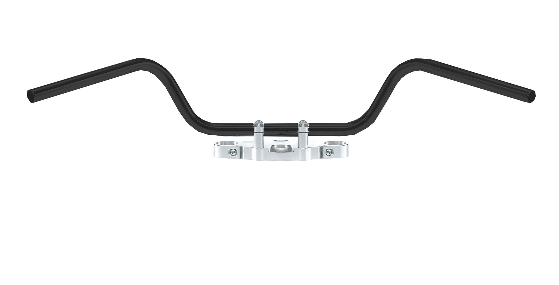 TRW ZF steel handlebar 25mm MYSTIC black (with cable entry)
