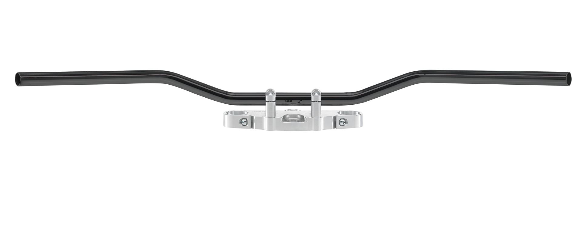 TRW ZF steel handlebar 25.4mm ROADSTAR WIDE black (with cable entry)