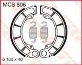 Brake shoes ( TRW LUCAS MCS806