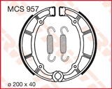 TRW LUCAS brzdové čelisti - pakny (200X40MM) (Y515) (MCS957)