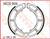 TRW LUCAS brzdové čelisti - pakny (180X36MM) (S626) (MCS959)