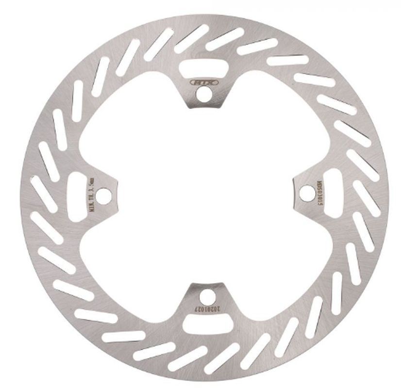 MTX PARTS brzdový kotouč zadní KAWASAKI KLX 450R 08-18, KX 125/250 03-08, KX 250F 04-21, KX 450F 06-18, SUZUKI RMZ 250 04-06 (240X115X4mm) (4X10,5mm)