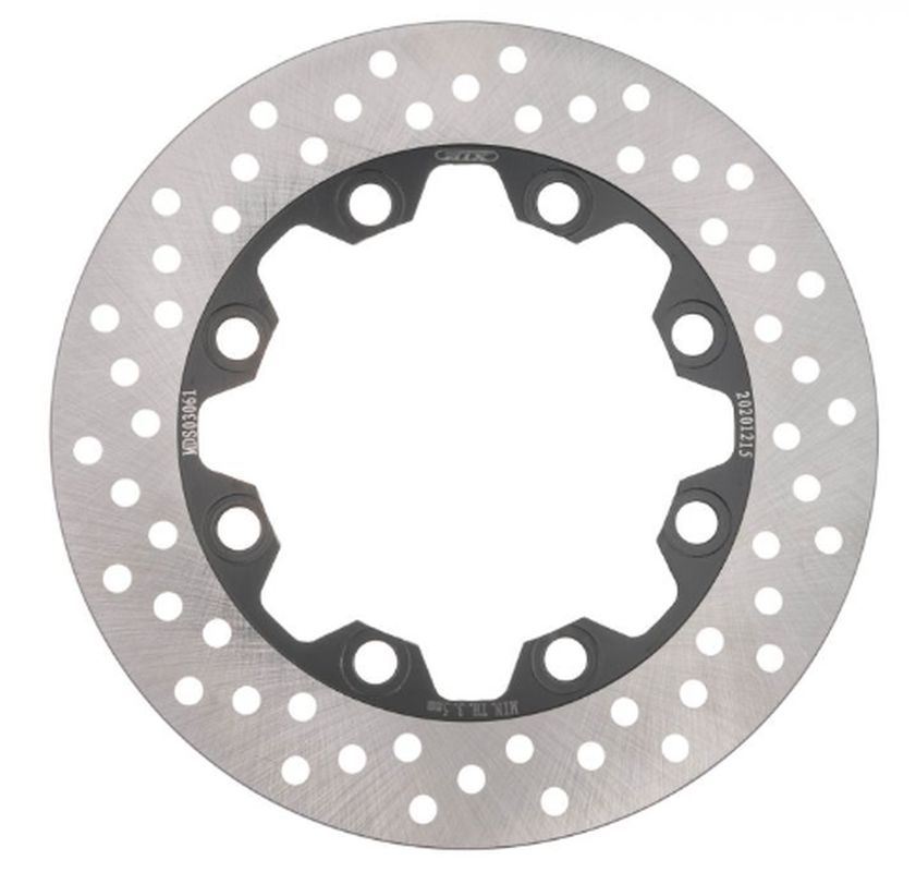 MTX PARTS brzdový kotouč zadní KAWASAKI KL 250G SUPER SHERPA 97-00, kmX 125 86-02, KLX 125/250 97-08 (210X110X4mm) (8X10,5mm)