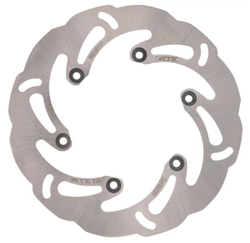 MTX PARTS brzdový kotouč zadní KTM EXC/SX 125/250 91-25, EXC 300 00-25, EXC-F/SX-F/XC-F 350 11-25, EXC 450 03-25, EXC 500 12-19, HUSQVARNA FC/FE