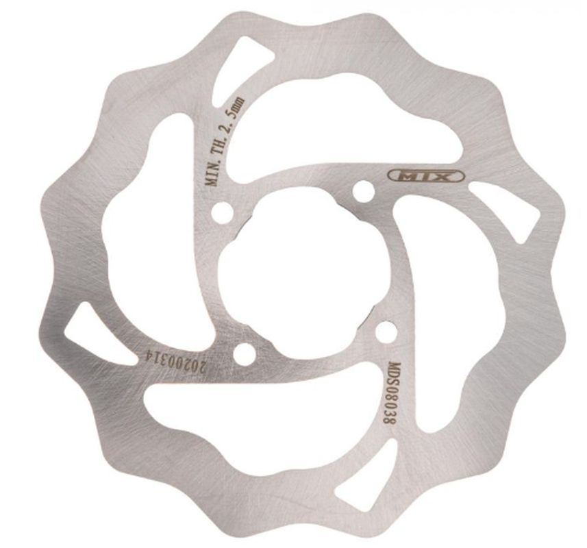 MTX PARTS brzdový kotouč zadní KTM SX 65 04-21, HUSQVARNA TC 65 19-21, GAS GAS MC 21, WAVE (160X45X3mm) (4X6,5mm) (MTX PARTS brzdový kotouč zadní KTM)