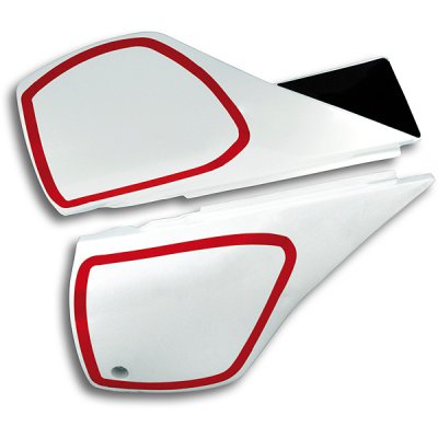 UFO boky POD sedlo YAMAHA TT 600 84-92 barva bílá (komplet)