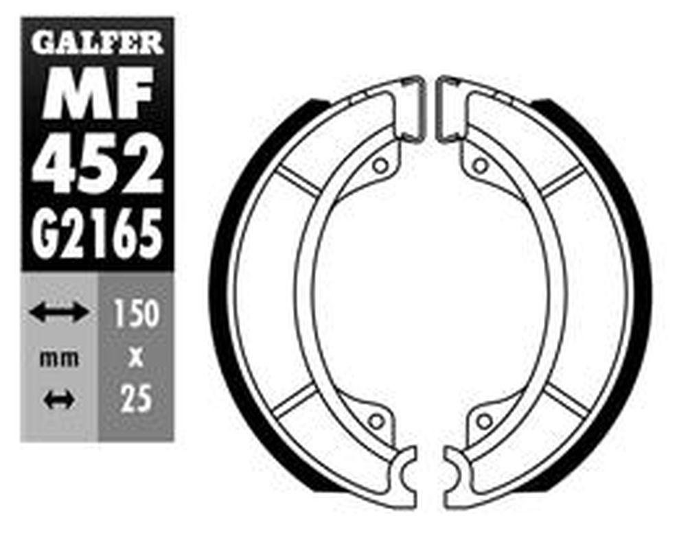 Brake shoes front GALFER MF452G2165