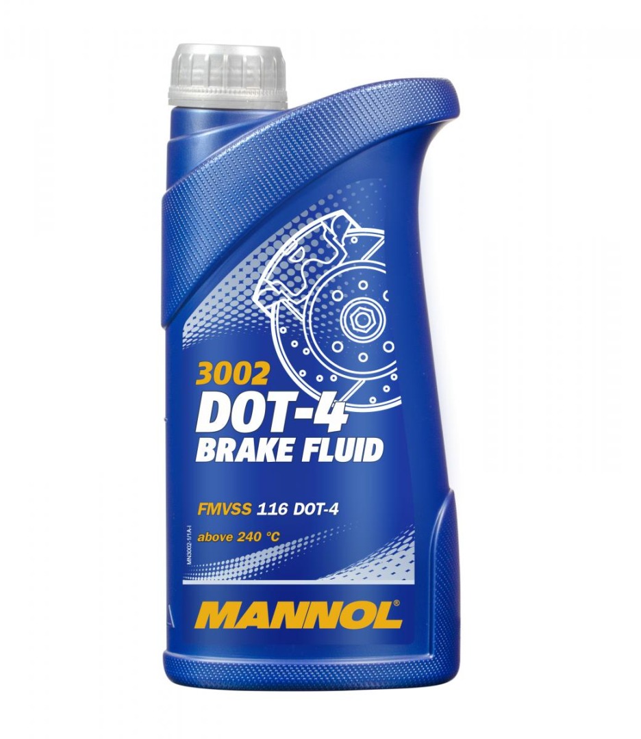 MANNOL BRAKE FLUID doT-4 1L - brzdová kapalina (3002)