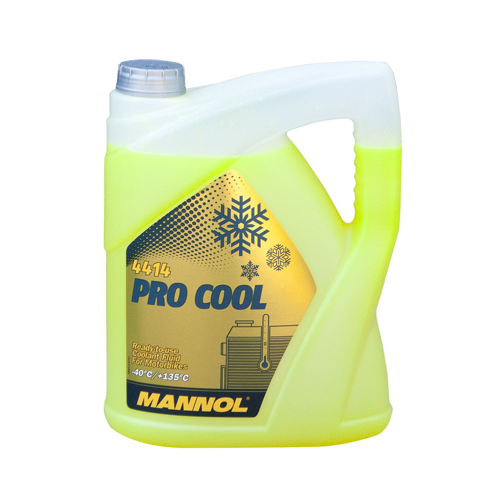 Levně MANNOL chladící kapalina PRO COOL 5L motocyklový (-40ST.C/+135ST.C) připraveno k použití (240) (MANNOL chladící kapalina PRO COOL 5L motocyklový)
