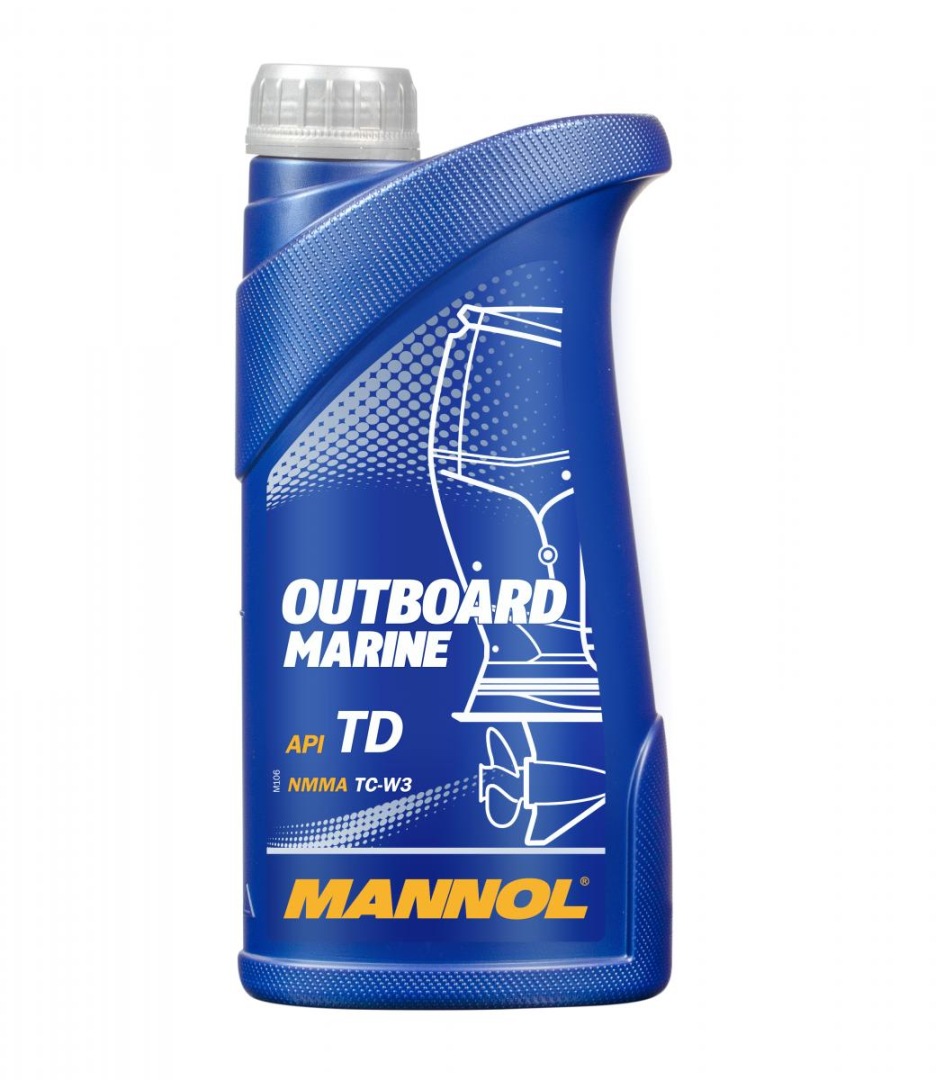 Levně MANNOL směsný olej 2T OUTBOARD MARINE TC-W3 API TD 1L (7207) (20) (MANNOL směsný olej 2T OUTBOARD MARINE TC-W3 API TD 1L (7207) (20))