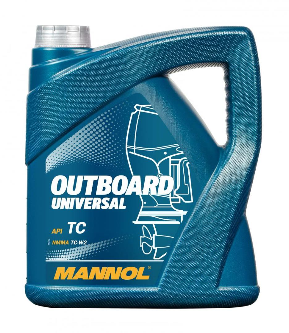 Levně MANNOL směsný olej 2T OUTBOARD UNIVERSAL API TC 4L (7208) (4) (MANNOL směsný olej 2T OUTBOARD UNIVERSAL API TC 4L (7208) (4))