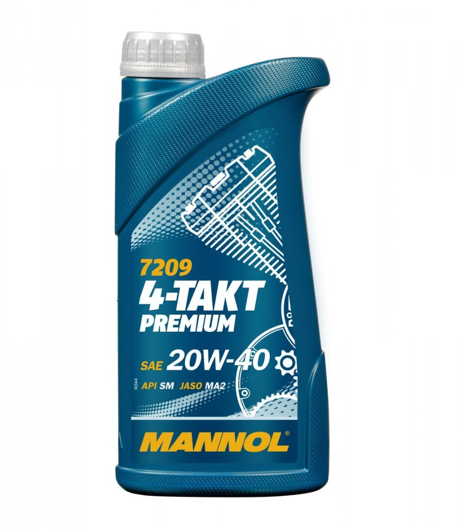 MANNOL motorový olej 4T PREMIUM 20W40 1L MA2 (7209) (20) (MANNOL motorový olej 4T PREMIUM 20W40 1L MA2 (7209) (20))