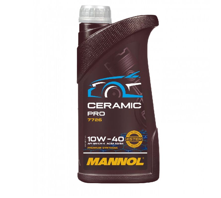 MANNOL motorový olej syntetický automobilový keramické 10W40 1L (MANNOL motorový olej syntetický automobilový keramické 10W40 1L)