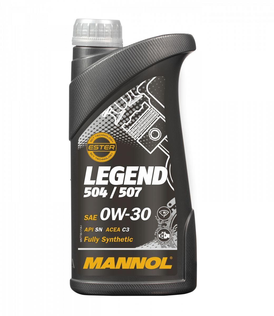 MANNOL motorový olej automobilový 0W30 LEGEND 504/507 1 LITR (7730) (syntetický) (MANNOL motorový olej automobilový 0W30 LEGEND 504/507 1 LITR (7730))