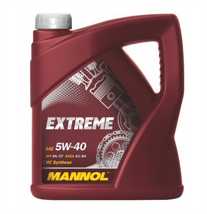 MANNOL motorový olej automobilový 5W40 EXtremE 4 litry (7915) (syntetický) (MANNOL motorový olej automobilový 5W40 EXtremE 4 litry (7915))